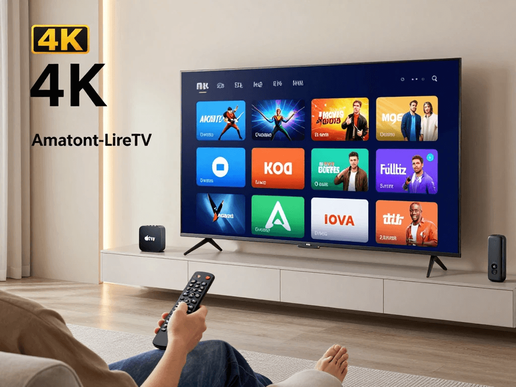 best IPTV provider review guide showing a premium home entertainment system