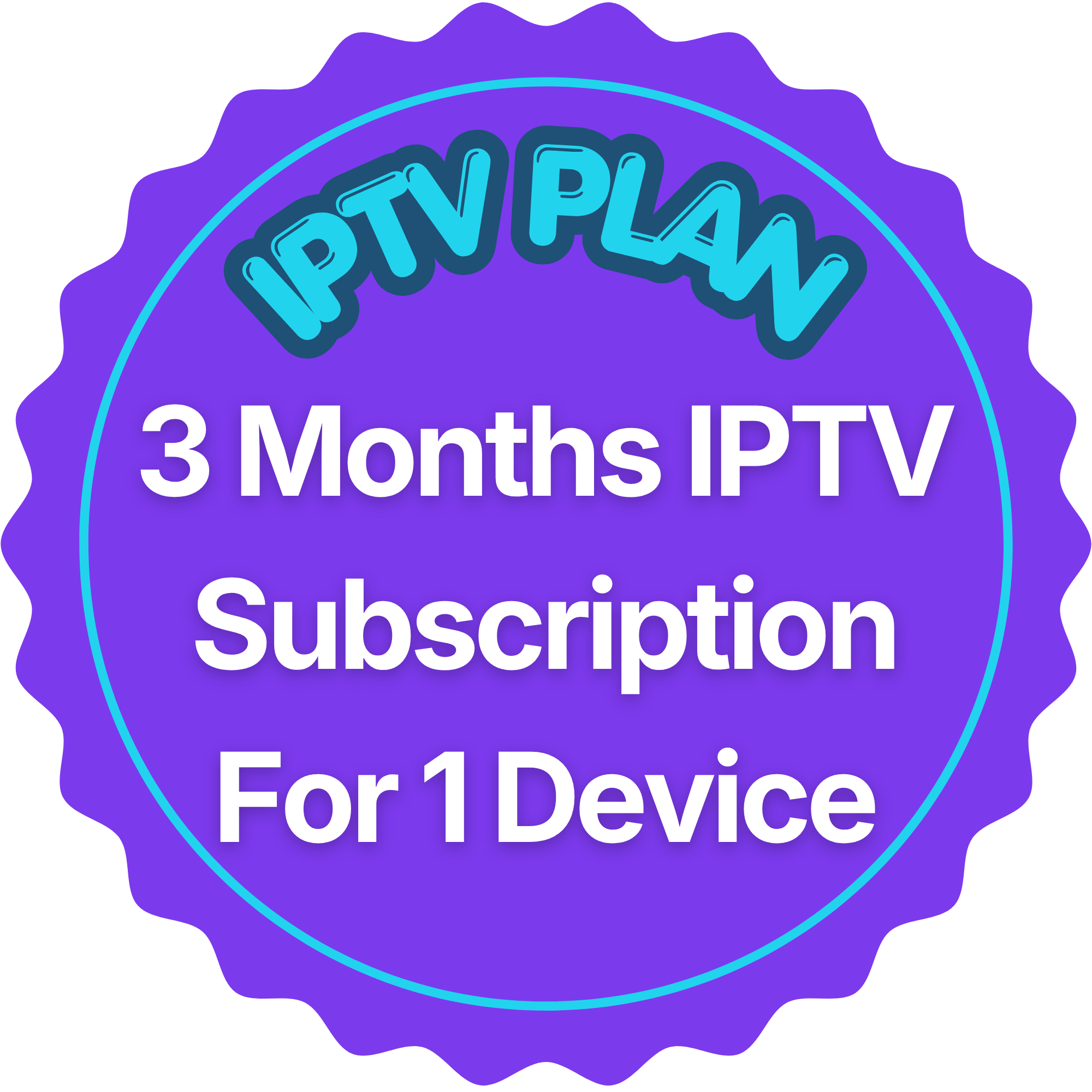 3 Months IPTV Subscription for 1 Device