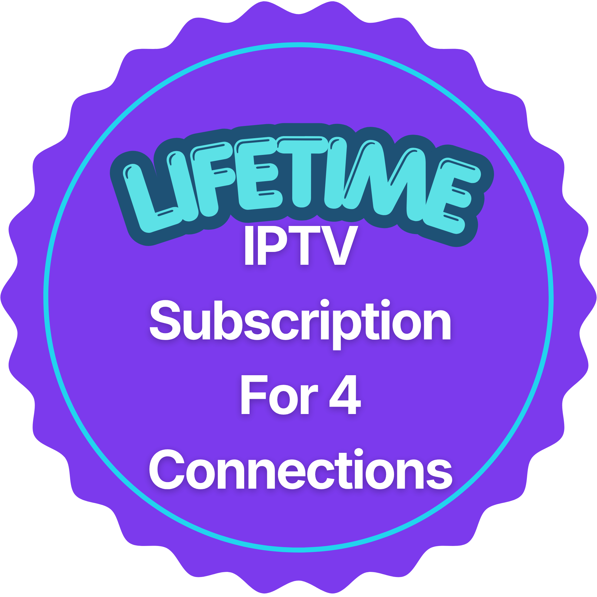 Lifetime IPTV Subscription For 4 Connections