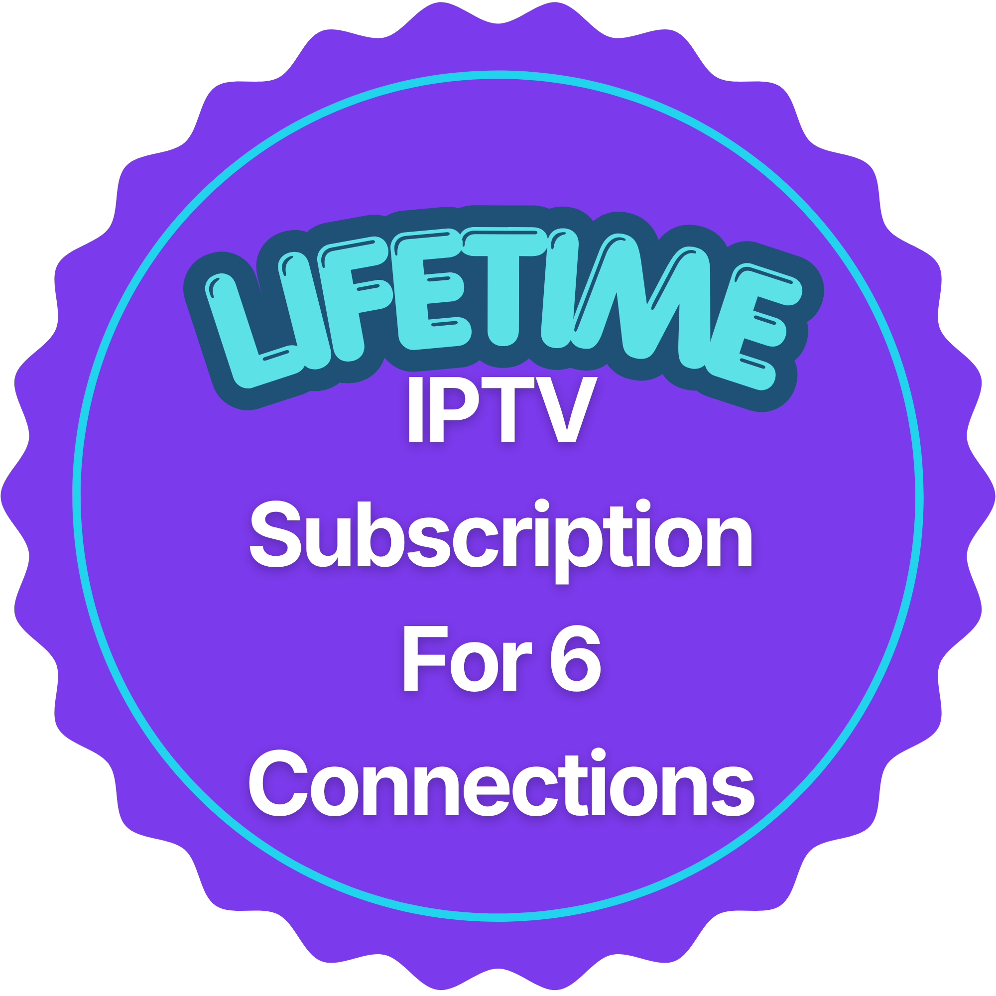 Lifetime IPTV Subscription For 6 Connections