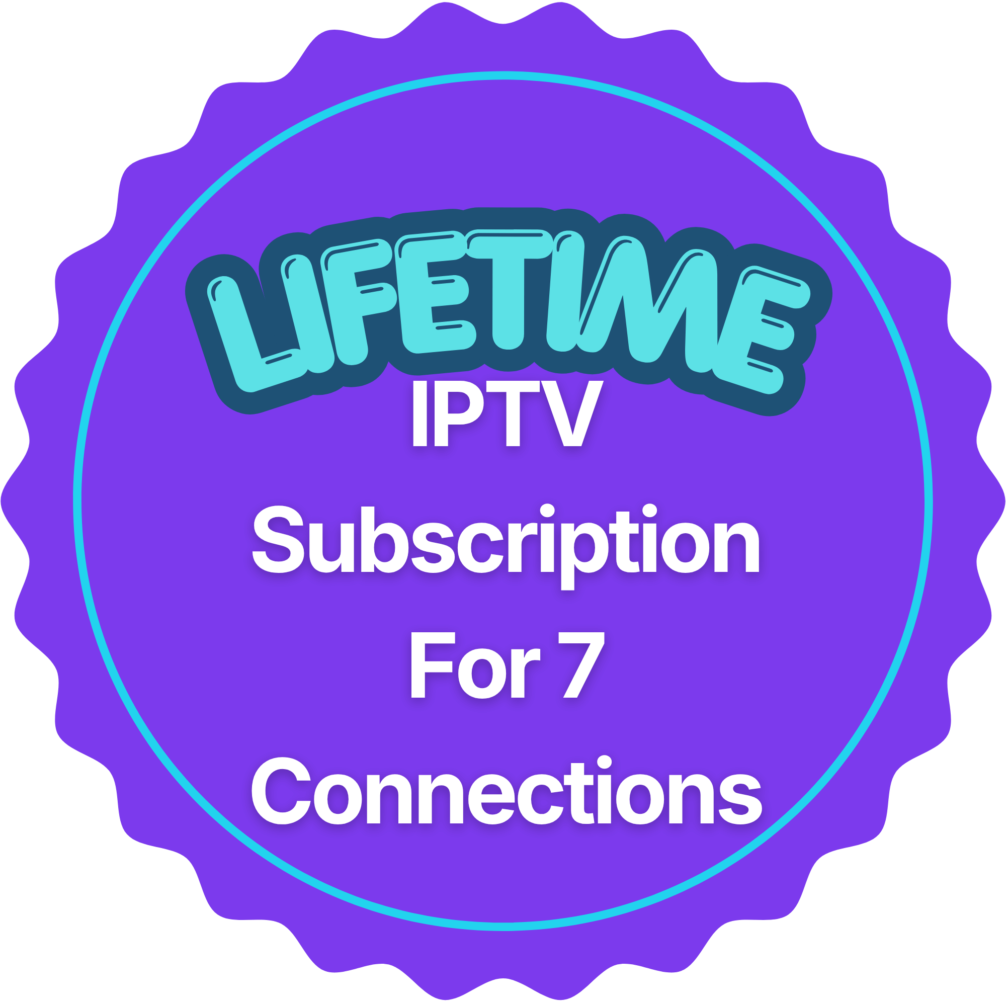 Lifetime IPTV Subscription For 7 Connections