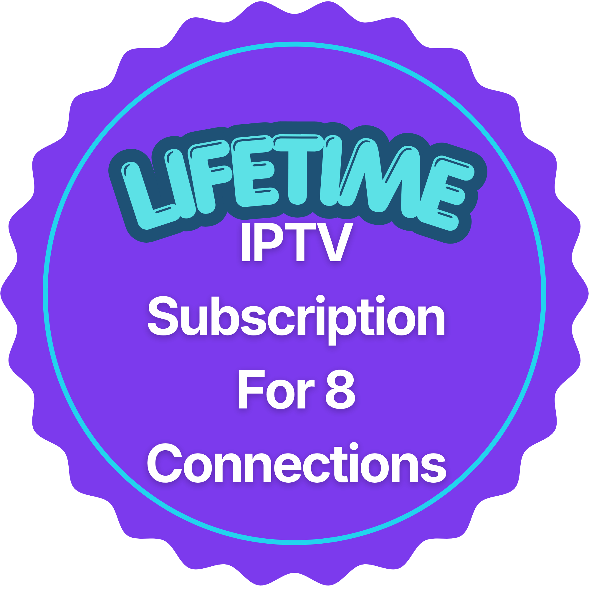 Lifetime IPTV Subscription For 8 Connections