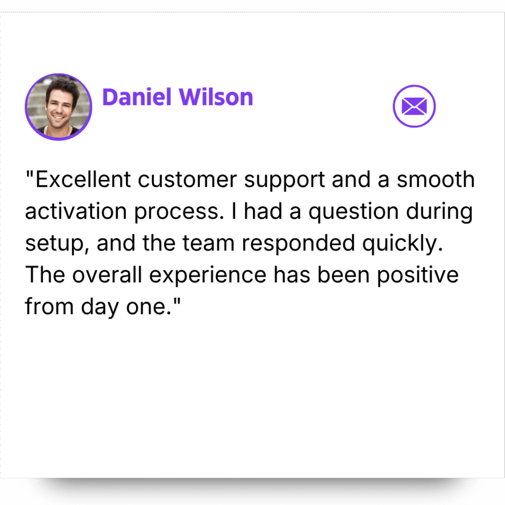 Daniel Wilson IPTV customer review
