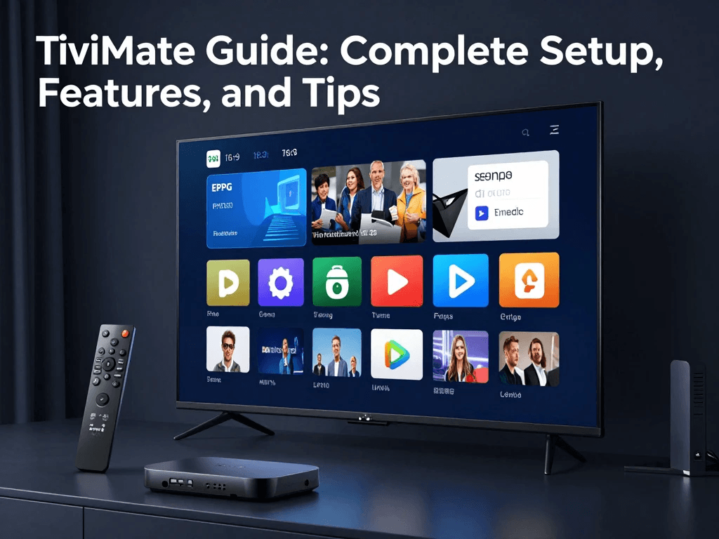TiviMate troubleshooting guide showing IPTV streaming issues, buffering fixes, and settings optimization