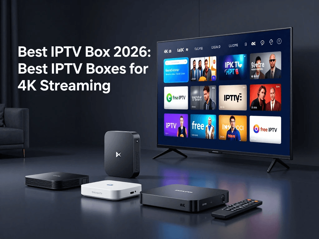 IPTV box connected to a 4K TV with Ethernet