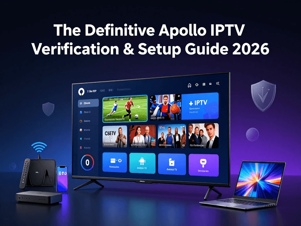 Apollo IPTV M3U playlist configuration on IPTV media player interface