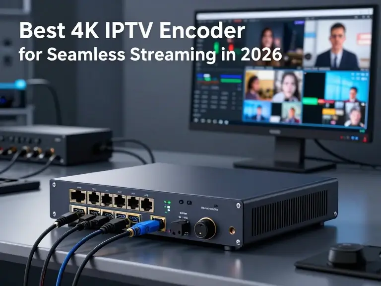 Best 4K IPTV encoder for HDMI to IP streaming and 4K video distribution