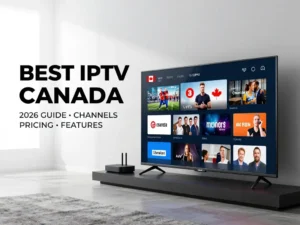 Best IPTV Canada services and streaming options on a Smart TV