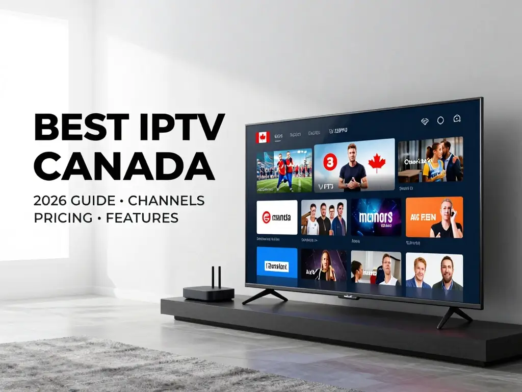Best IPTV Canada services and streaming options on a Smart TV