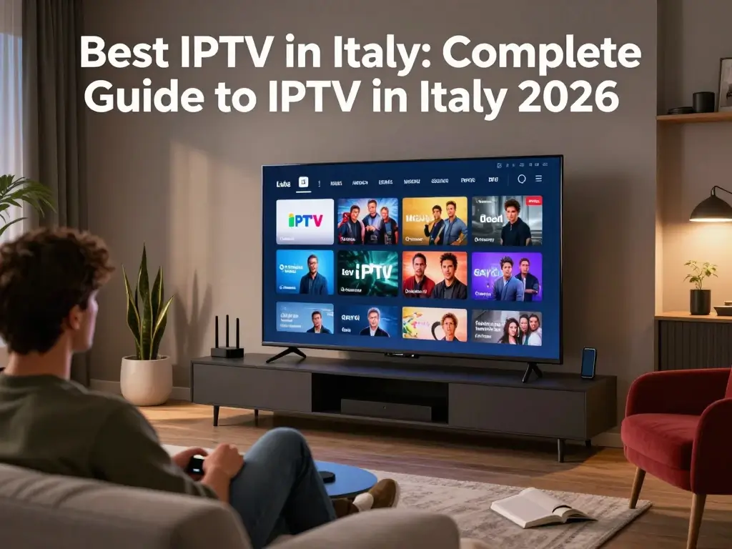 Best IPTV in Italy on a modern Smart TV