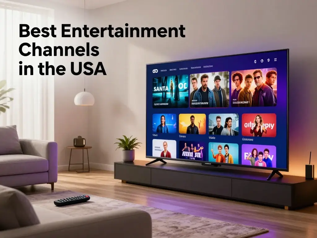 Comparison of popular entertainment TV channels in the USA