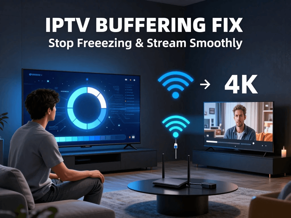 IPTV buffering fix for Firestick and Smart TV streaming