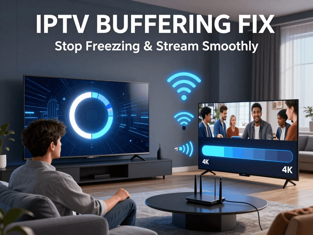 IPTV buffering fix using Wi-Fi and Ethernet for a more stable connection
