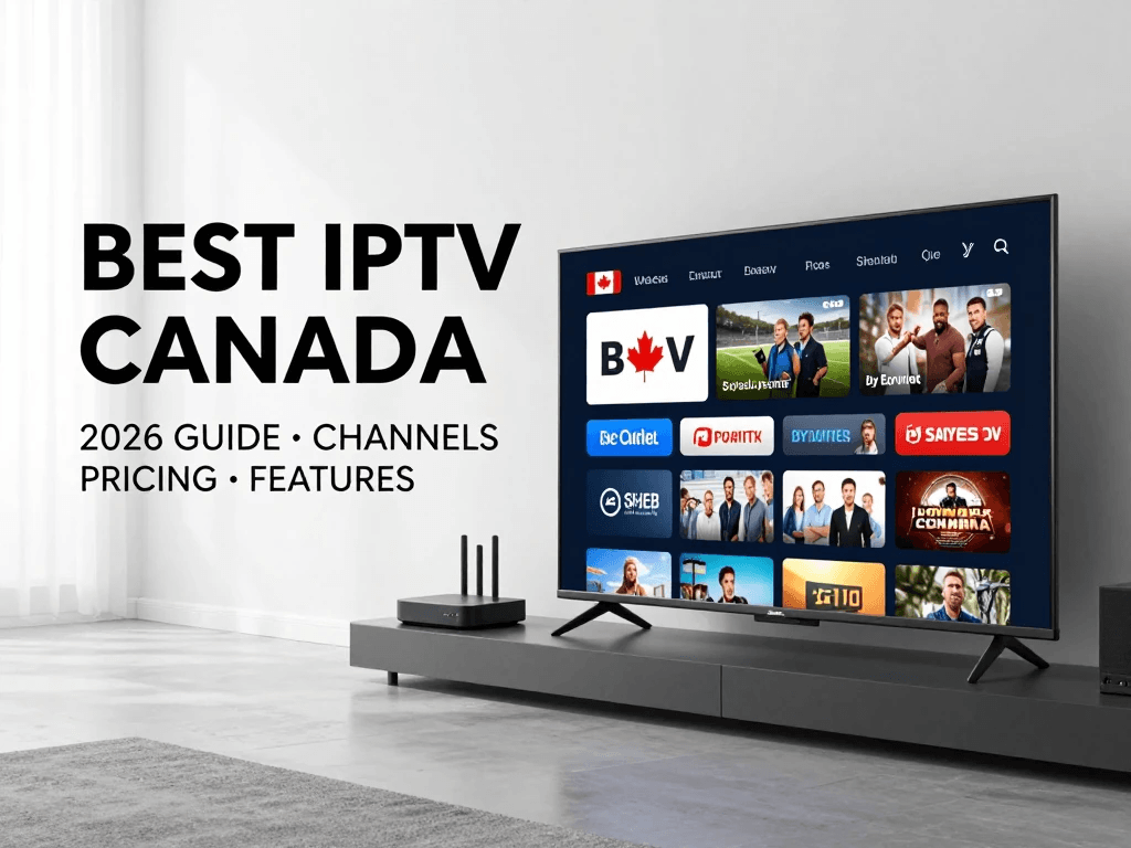 IPTV Canada streaming on a modern Smart TV