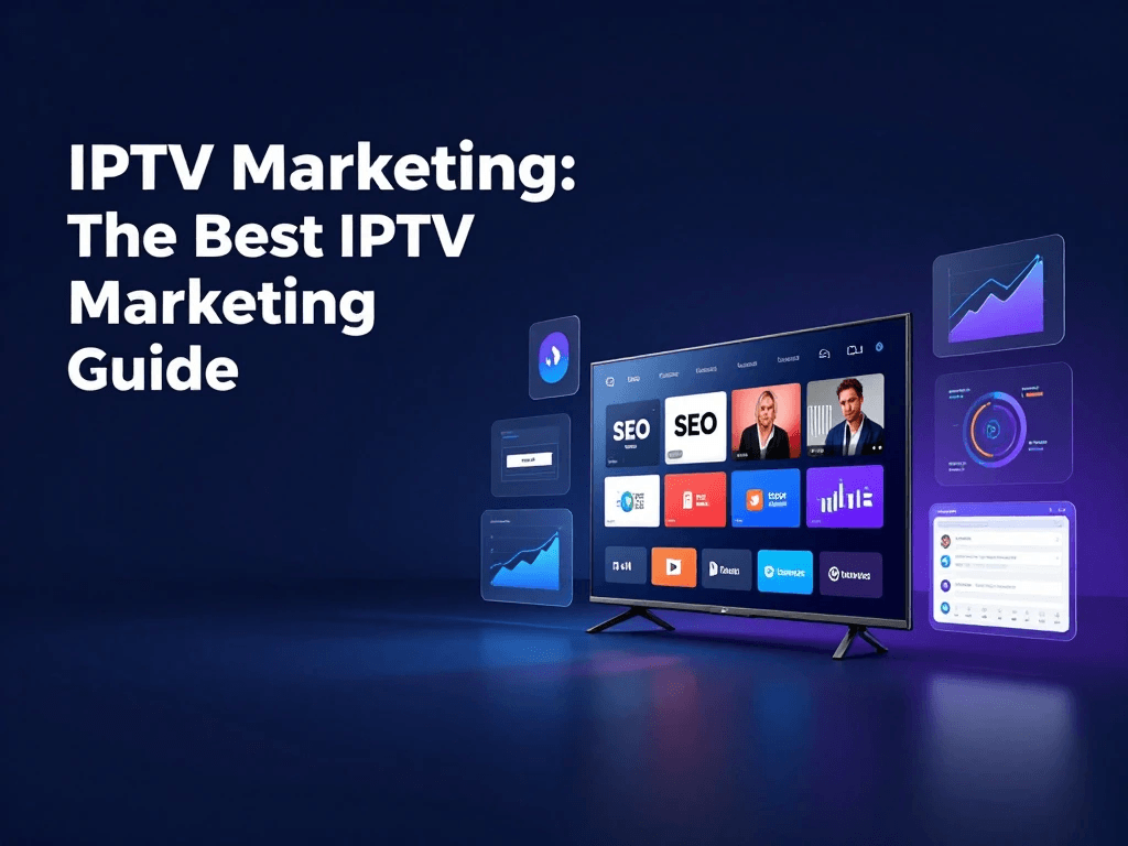 IPTV SEO marketing strategy showing search visibility and organic traffic growth