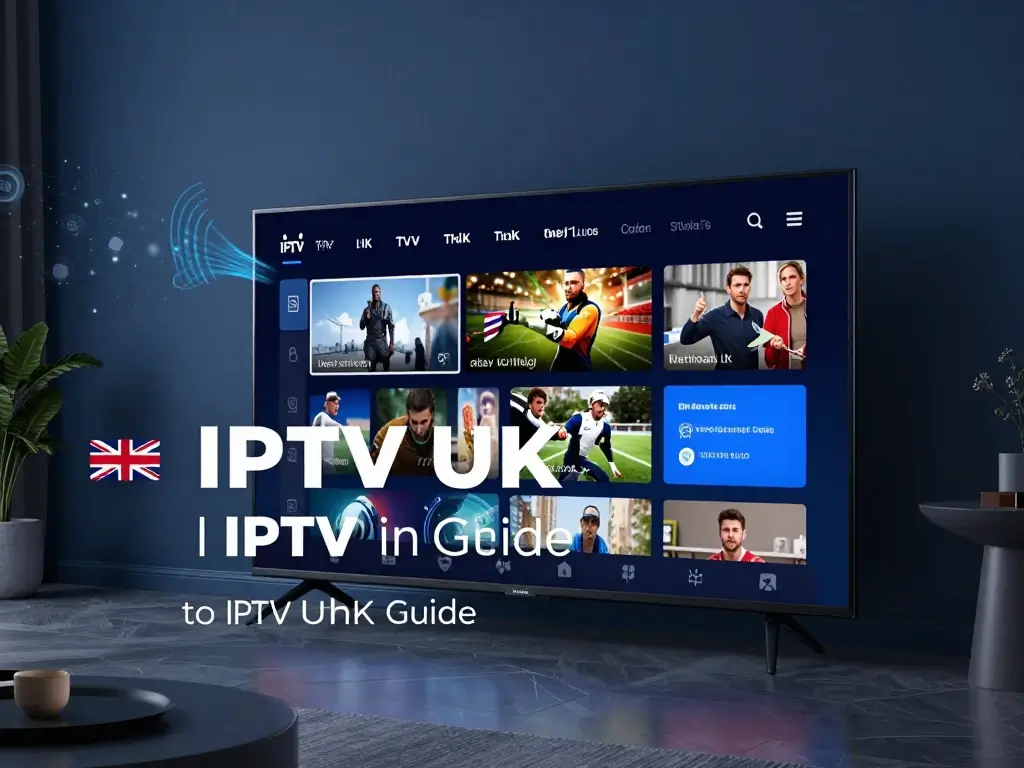 IPTV UK and IPTV in the UK streaming guide on a smart TV