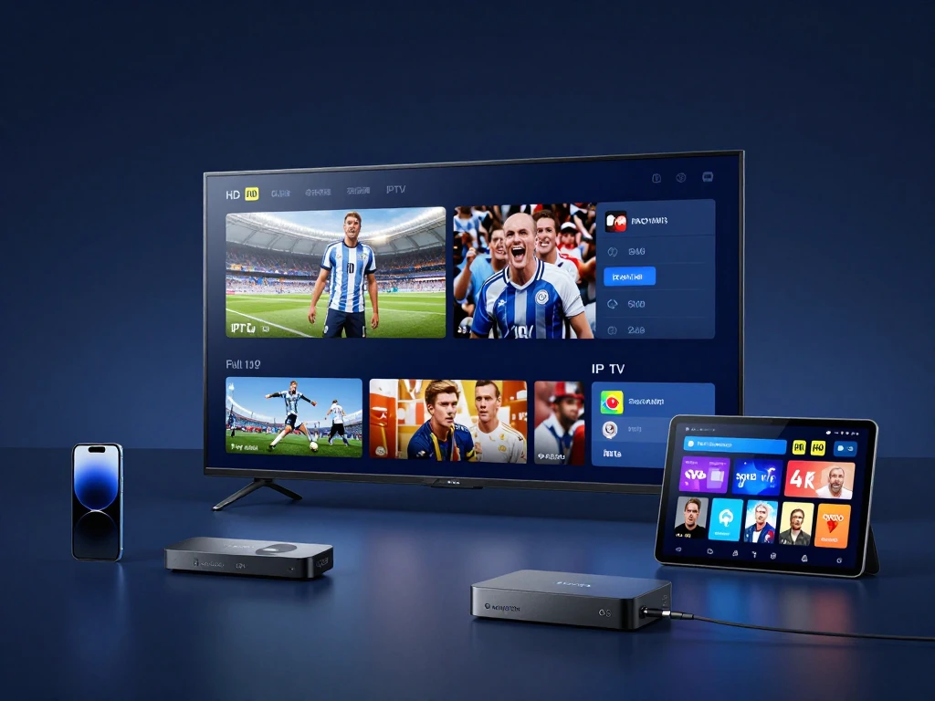 Marinios IPTV streaming on Smart TV, smartphone, tablet, and streaming devices