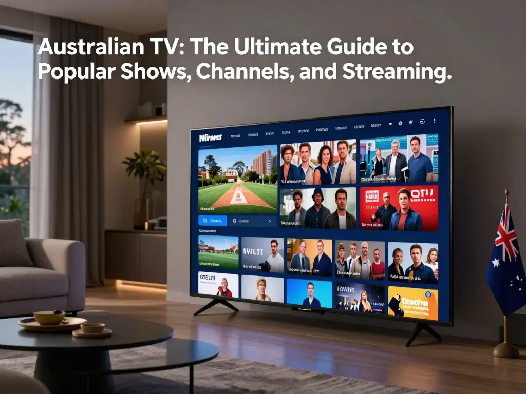 Australian TV shows, channels and streaming services on a smart TV