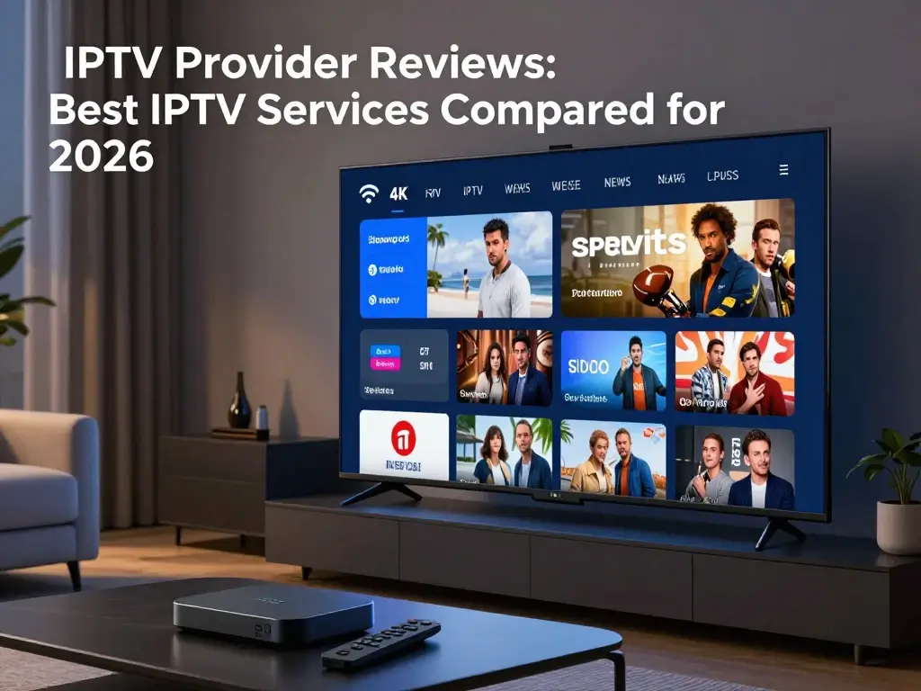 IPTV provider reviews comparing the best live TV streaming services in 2026