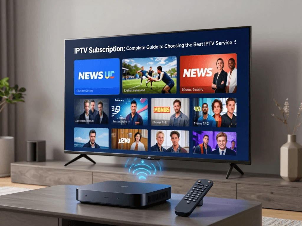 best IPTV subscription features including live TV, HD channels, EPG, and VOD