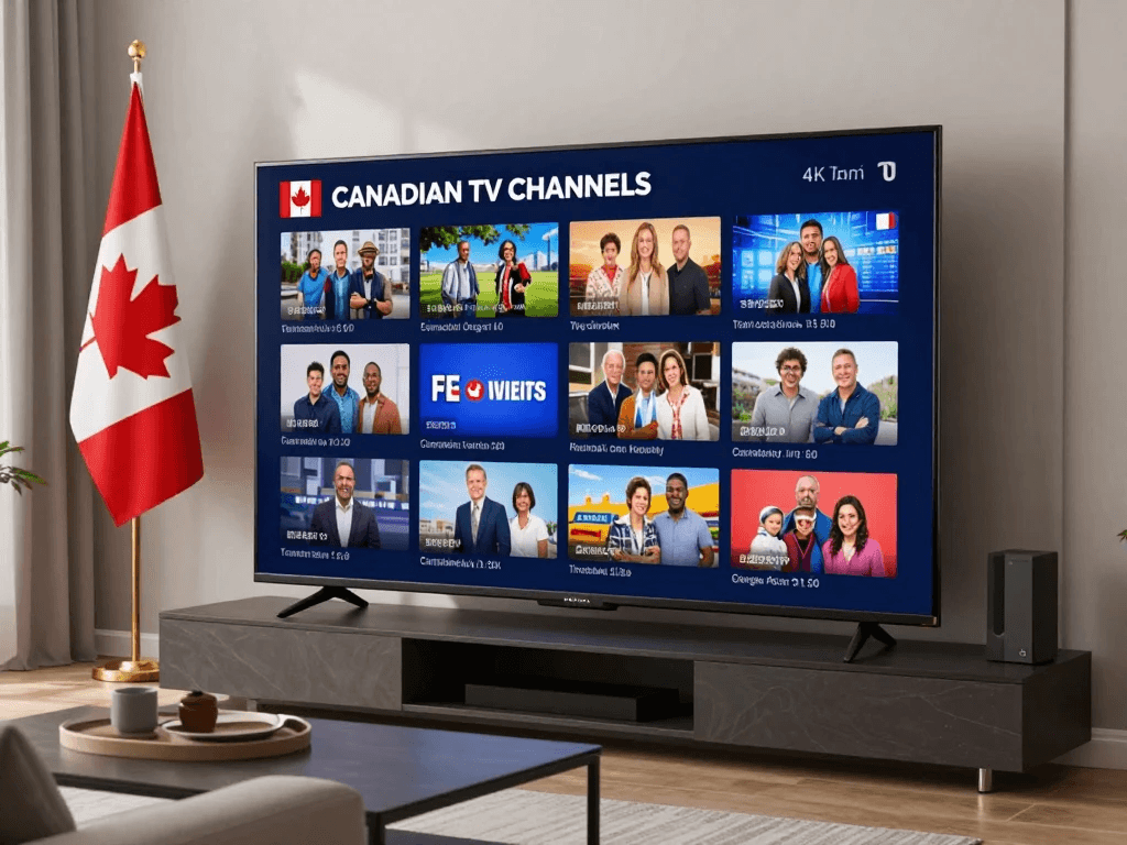 French Canadian TV channels on a smart TV