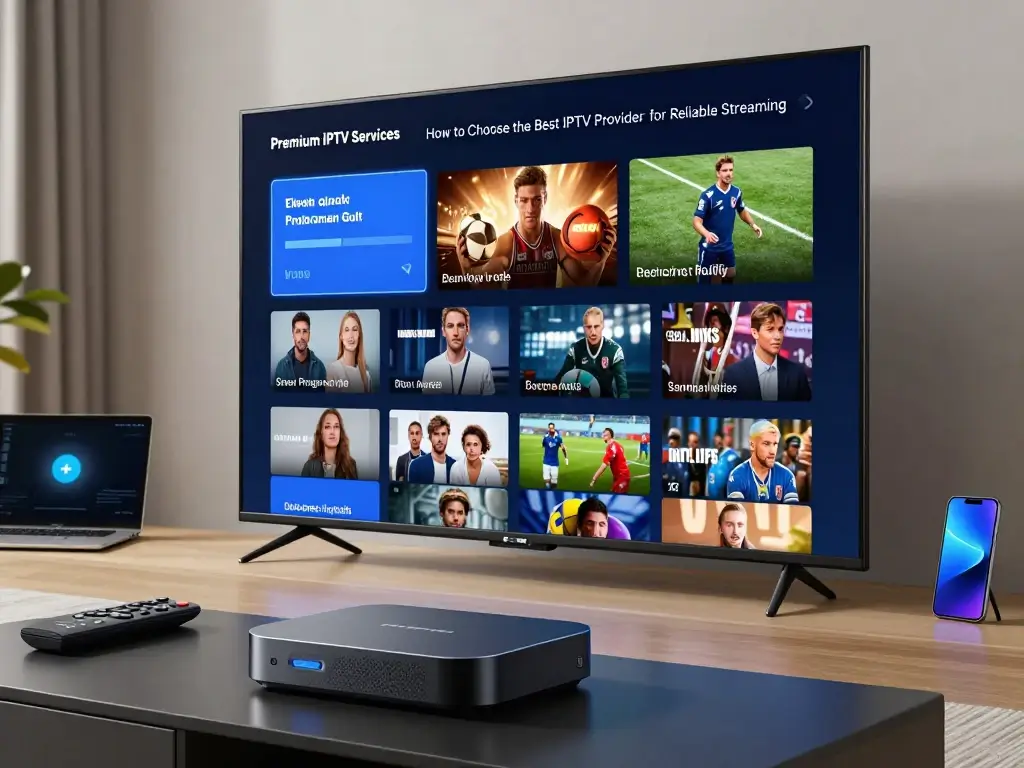 IPTV channels with EPG and VOD features