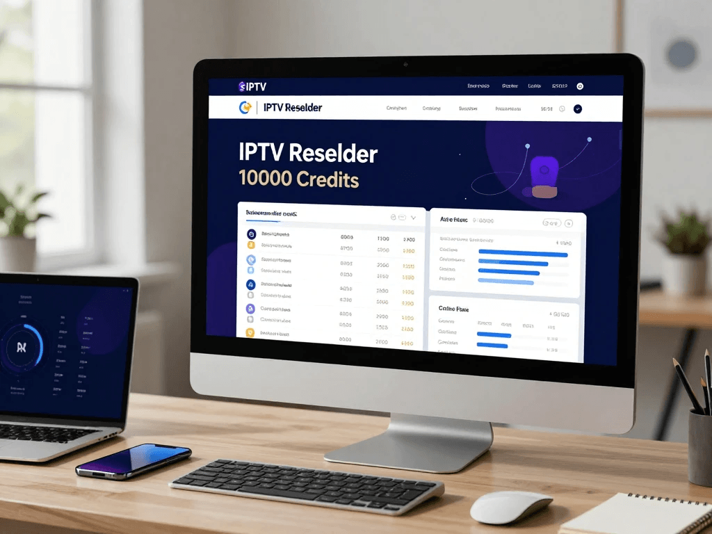 IPTV reseller business with 10000 credits