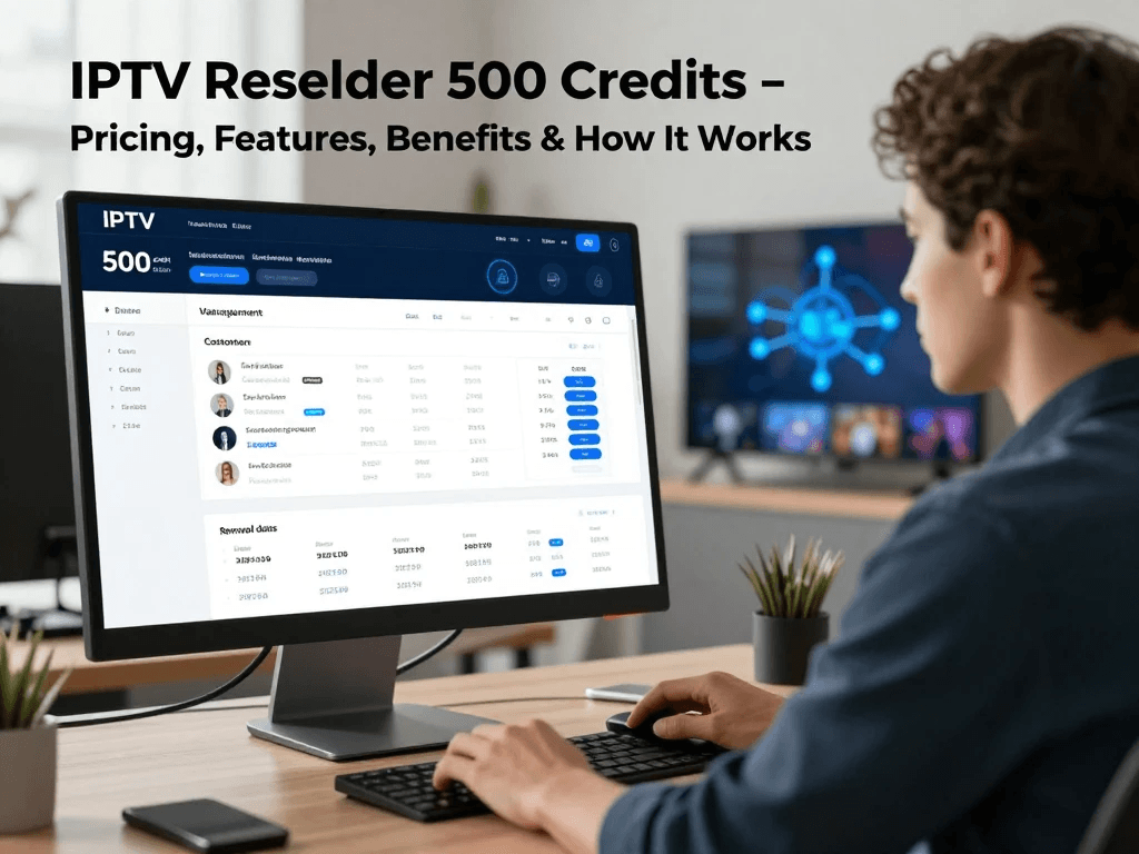 IPTV Reseller 500 Credits pricing