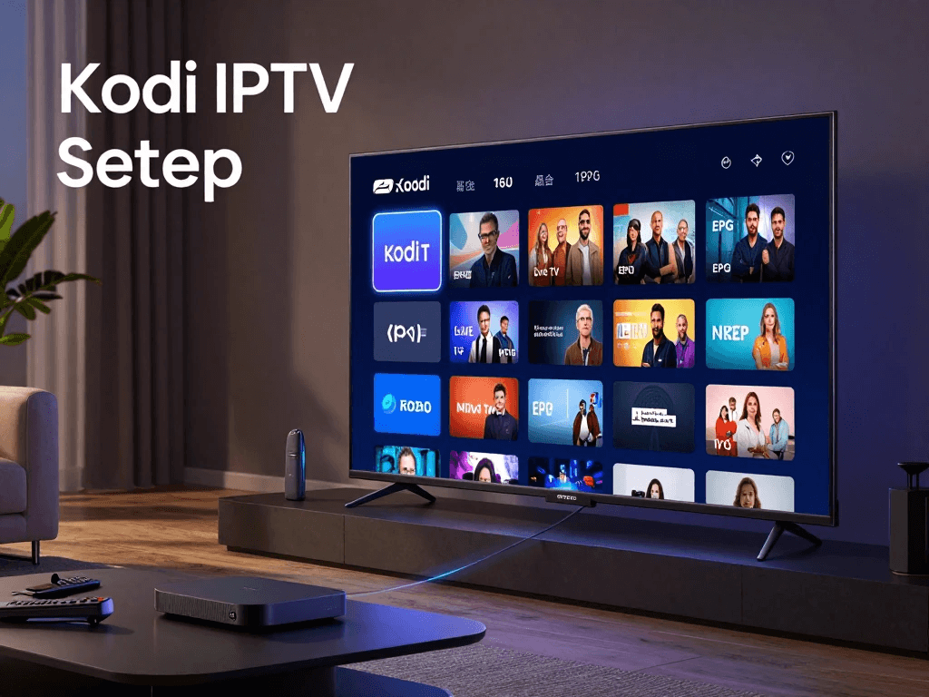 Kodi IPTV setup on a 4K smart TV