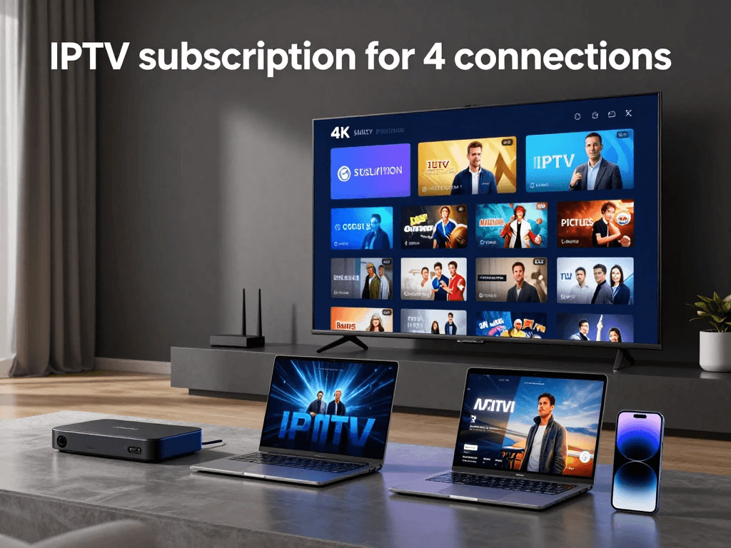 Lifetime IPTV subscription for 4 connections on multiple devices