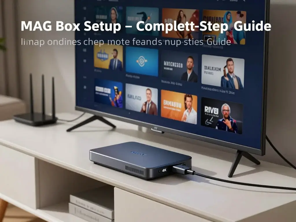 MAG Box network setup using Wi-Fi and Ethernet connection