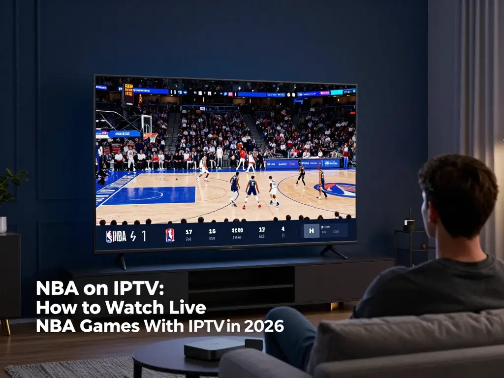 NBA game streaming live on IPTV in 2026
