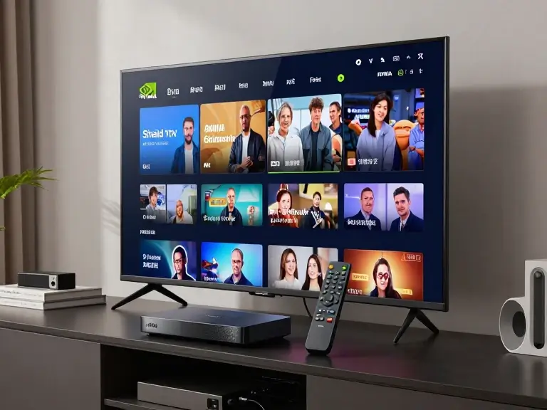 IPTV player running on Nvidia Shield TV