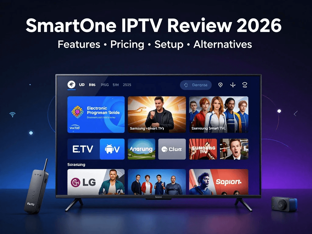 SmartOne IPTV setup guide on smart TV and streaming devices