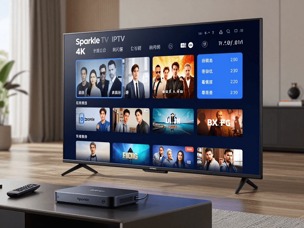 Sparkle TV IPTV player setup on smart TV