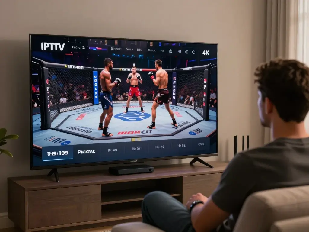 Watch UFC on IPTV on Smart TV