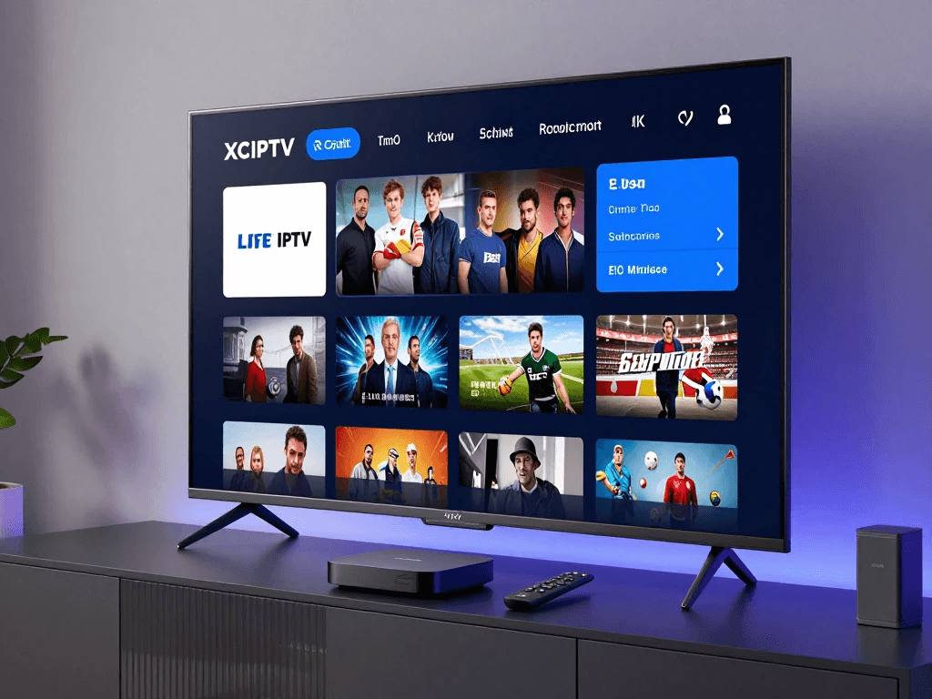 XCIPTV live TV movies and sports streaming
