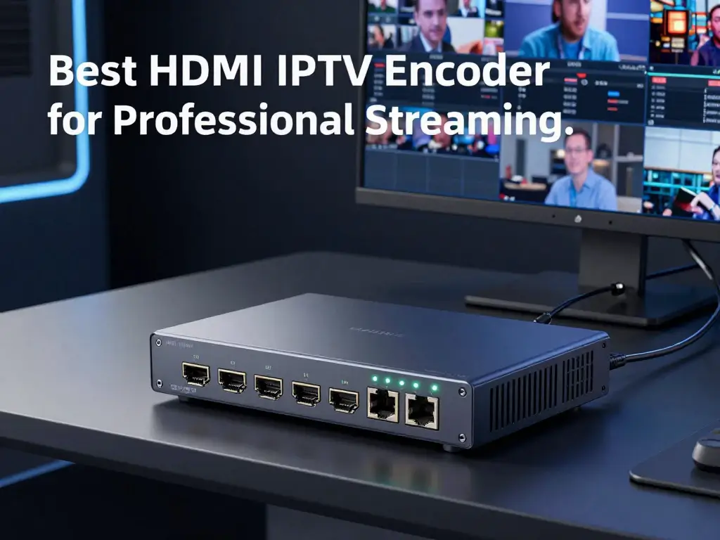 4K HDMI IPTV encoder hardware for high-resolution video streaming
