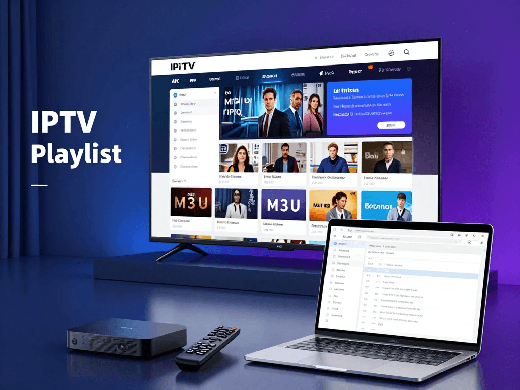 IPTV M3U playlist setup on a streaming device
