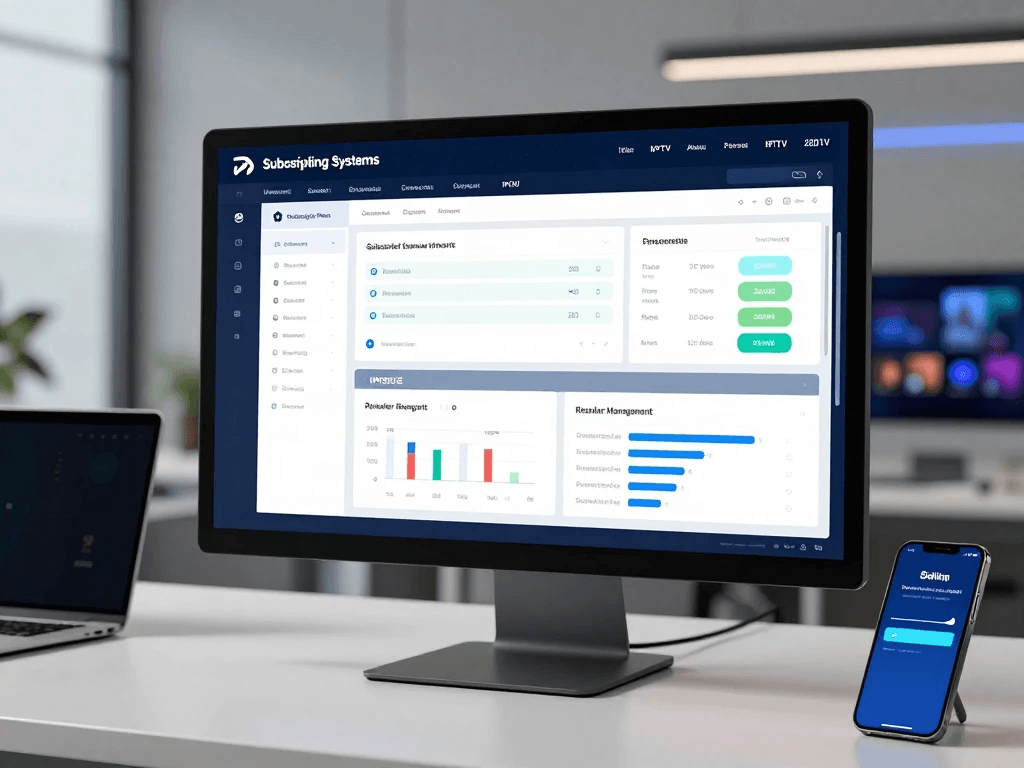 IPTV payment system and revenue analytics dashboard