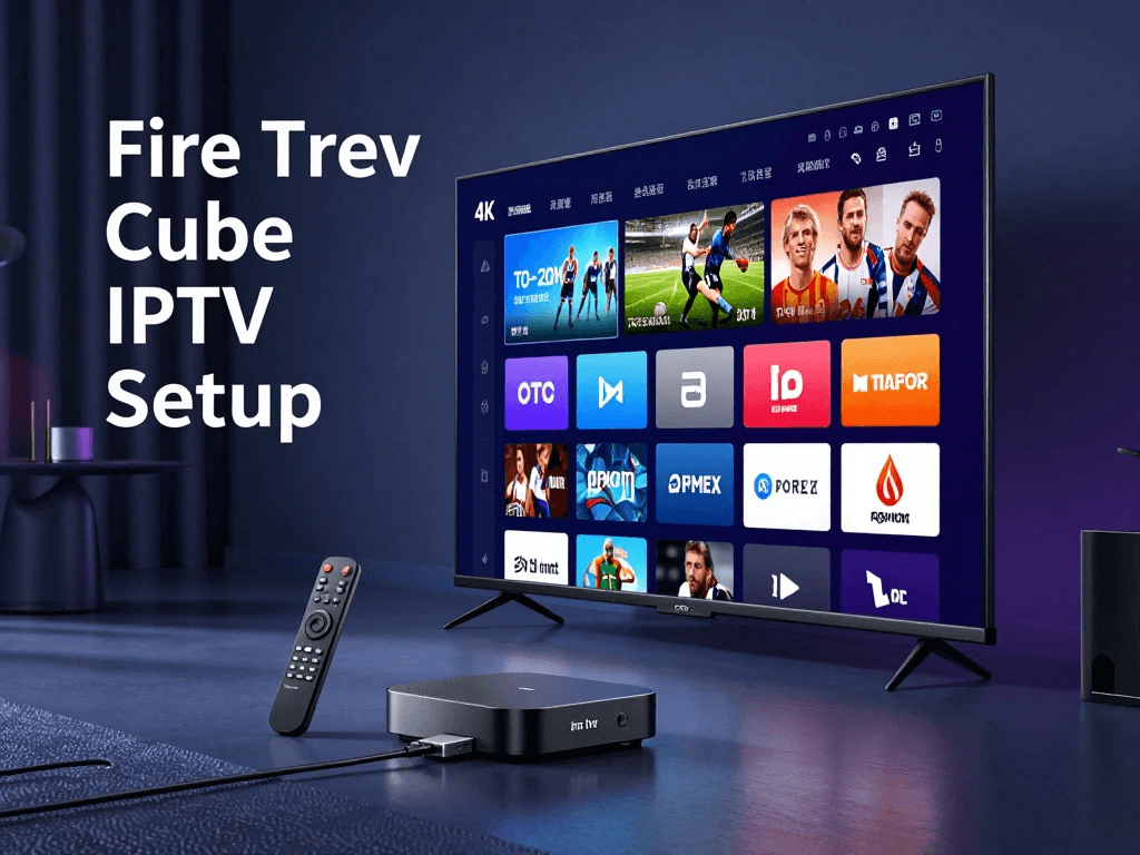 IPTV player setup on Fire TV Cube