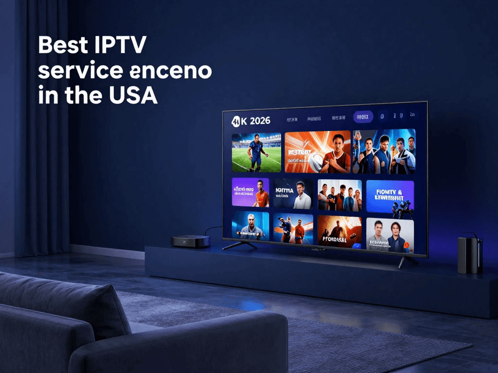 IPTV services comparison showing streaming entertainment options in the USA