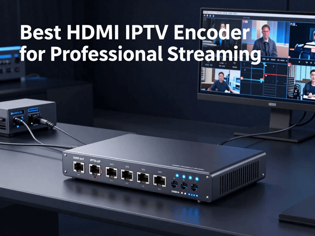 Multi-channel IPTV encoder for hotel television and commercial video distribution